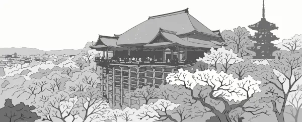 November: Kiyomizu-dera in late autumn