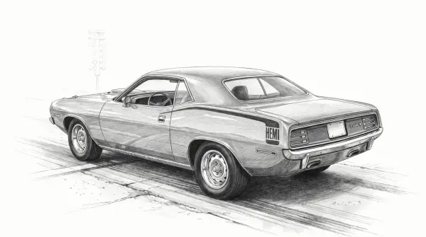 April: 1970 Plymouth Hemi 'Cuda