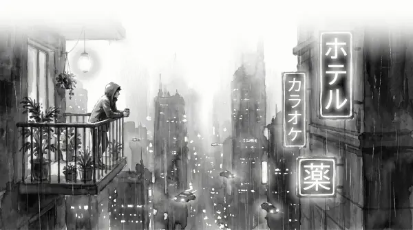 August: High above the city