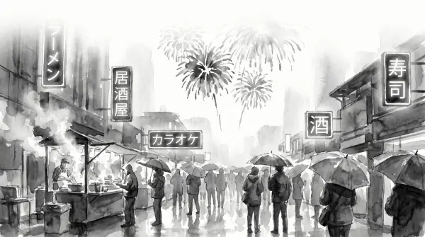 December: Midnight on the street