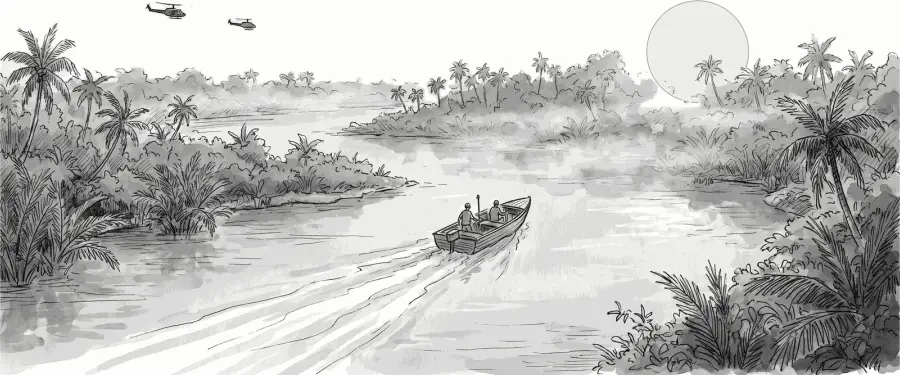 2027: The river at dusk