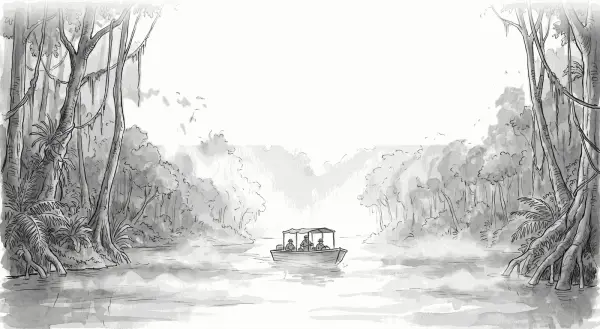 July: Mist in the upper reaches